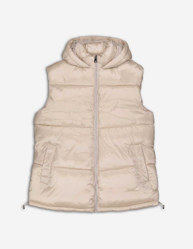 Gilet trapuntato - Tinta unita - bianco