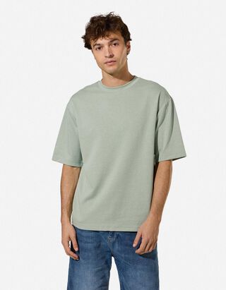 T-Shirt - Oversized Fit - Petrol
