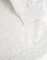 Kapucnis felső - Norm&aacute;l fazon - vilagos szurke