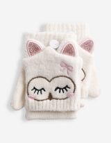 Handschuhe - Stickereien - Off-White