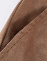 Szoknya - Egysz&iacute;nű - barna