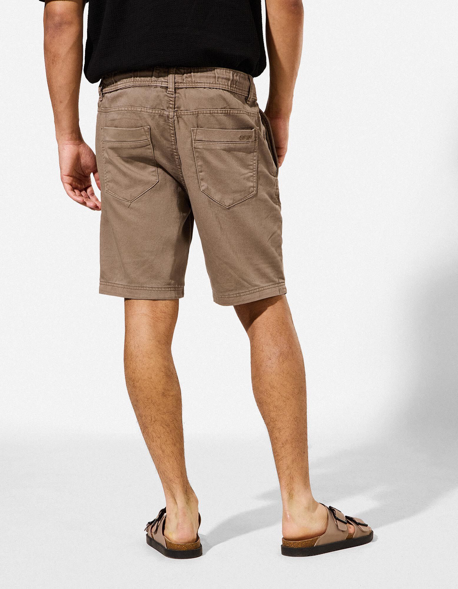 Shorts - Twill - grau