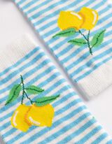 Ponožky - Vzor po cel&eacute; plo&scaron;e - b&iacute;l&aacute;