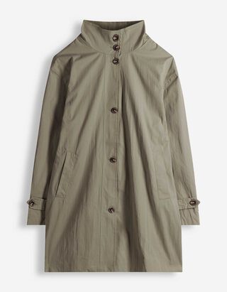 Mantel - Baumwoll-Mix - hellgr&uuml;n