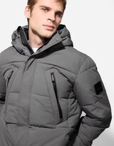 Jacke - Kapuze mit Tunnelzug - dunkelgrau