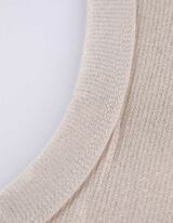 Top - Lesketajoč se potisk - belo