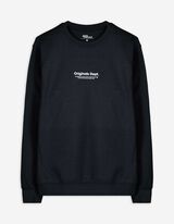 Sweatshirt - Ronde hals - donkerblauw