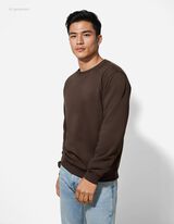 Mikina - Relax Fit - tmavohneda