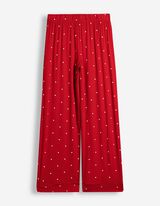 Pyjama Set aus Shirt und Hose - Rot