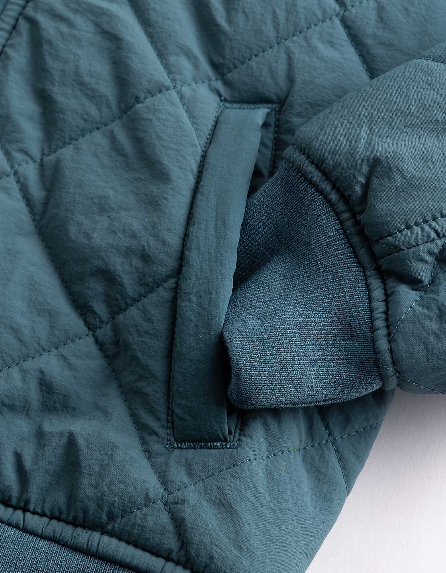 Blouson - Abnehmbare Kapuze - blau