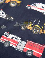 Marškinėliai - Su paveikslėliais - tamsiai melynas