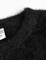 Pulóver - Úplet - cierna