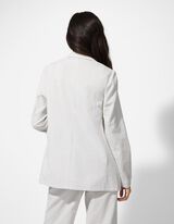 marynarka - paski - bialy