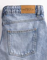 Pantaloni scurți denim - Distrus - Albastru