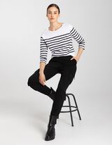 Pantaloni jogging - Buzunare patch - Negru