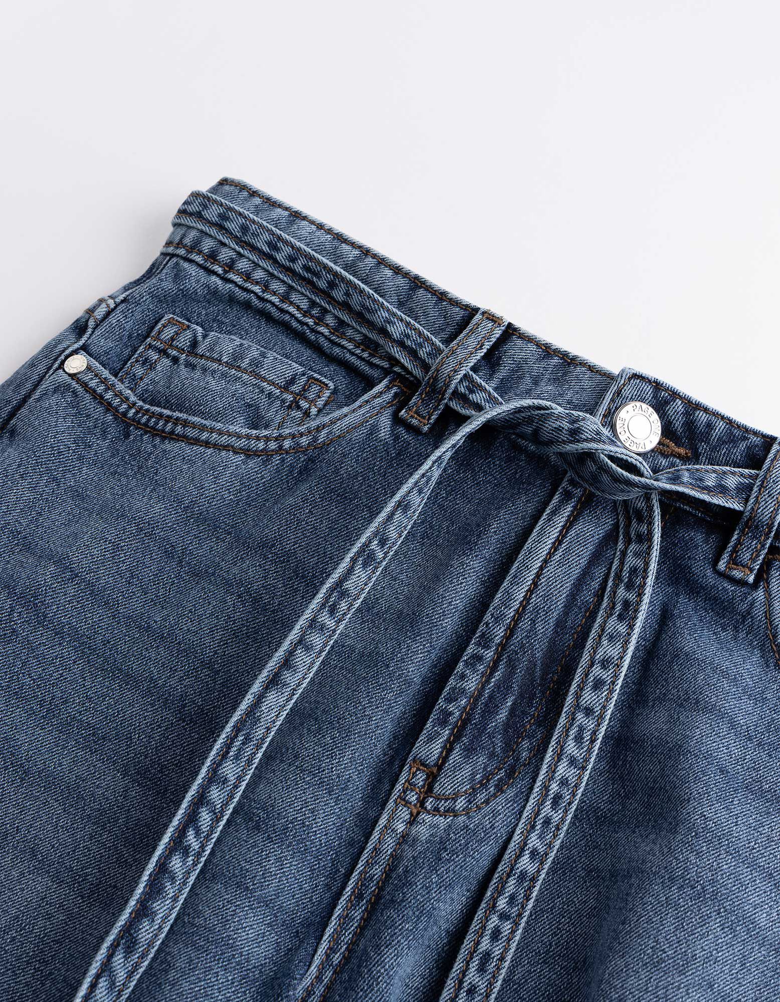 Jeans - Straight Fit - blau