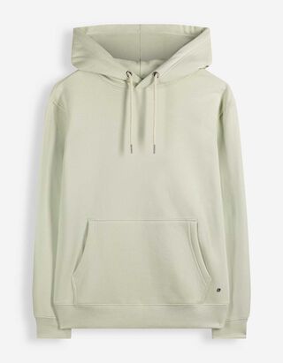 Sweat &agrave; capuche - Capuche - Vert