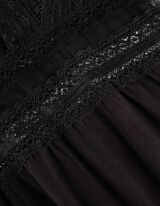 Negligé - Viscosemix - zwart