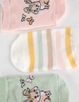 Calze sneakers - Confezione da 3 pezzi - rosa