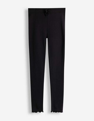 Leggings - C&ocirc;tes - noir
