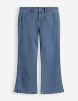 Caprihose - Regular Waist - blau