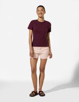 T-Shirt - Modal-Anteil - Lila