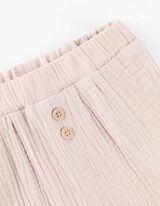 Pantaloni da jogging - Mussola - beige