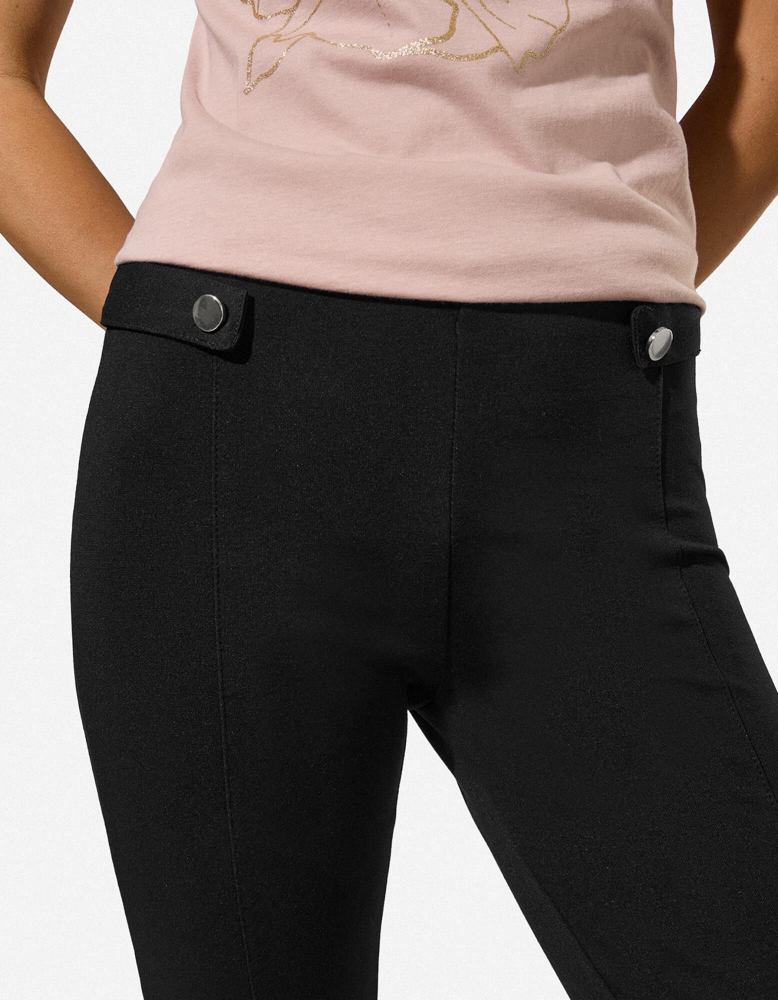 Leggings - Viskose-Anteil - Schwarz