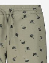 Pantaloncini - Stampa allover - verde chiaro