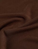 Langarmshirt - Gerippt - dunkelbraun