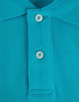 Polo - Chiusura tramite bottone - turchese