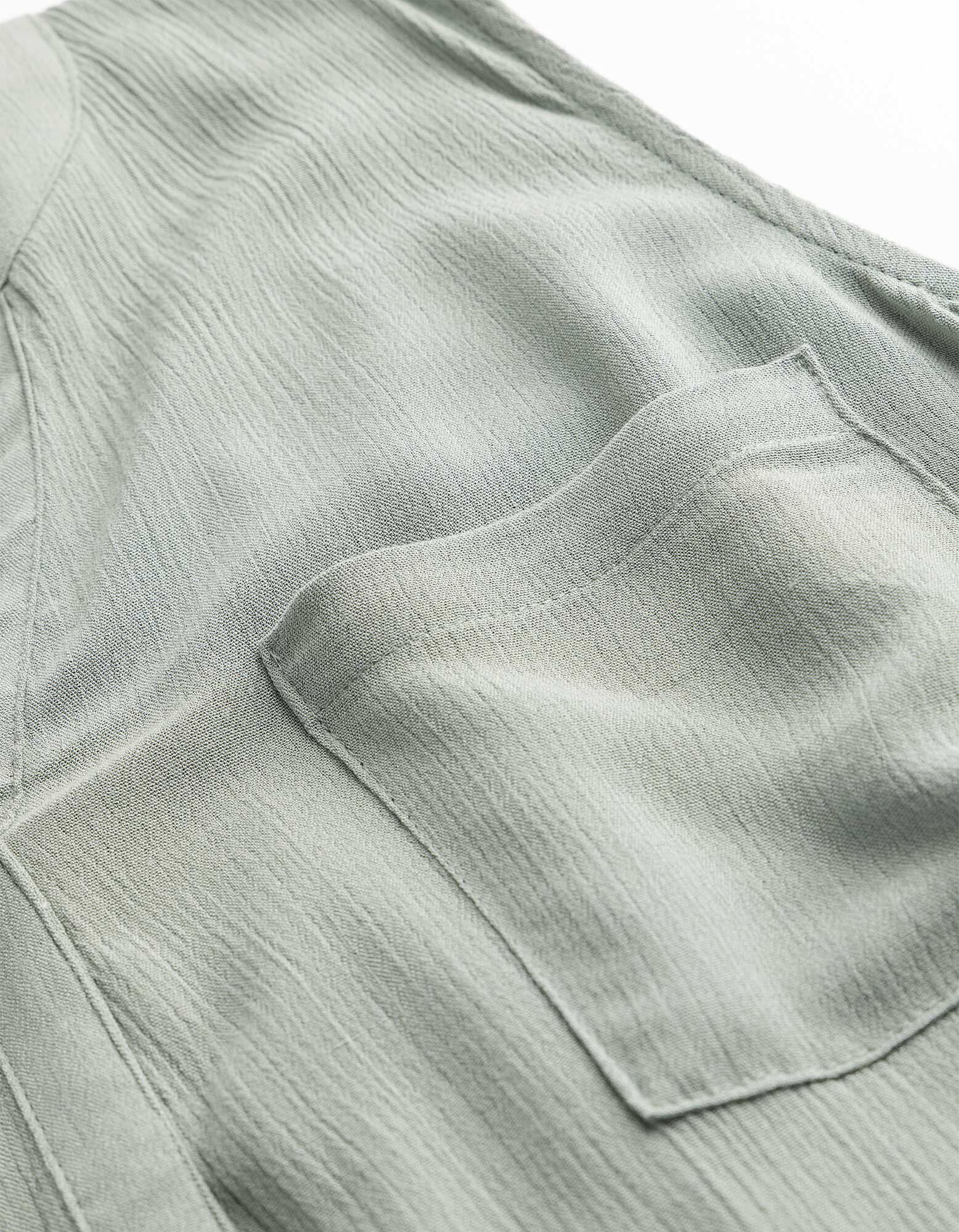 Blusentop - einfarbig - t&uuml;rkis