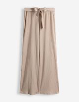 Hose - Bindeg&uuml;rtel - Beige