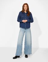 Hemdbluse - dark blue denim - dunkelblau