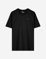 T-Shirt - Labelpatch - schwarz