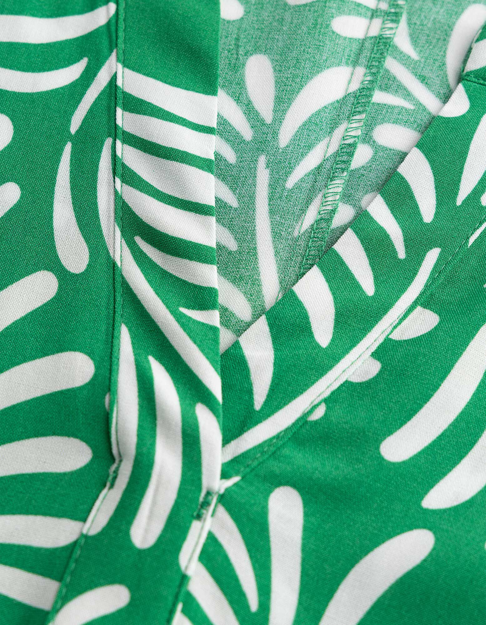 Robe - Imprim&eacute; all-over - Vert