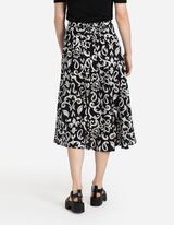 A-vonal&uacute; szoknya - LENZING&trade; ECOVERO&trade; - fekete