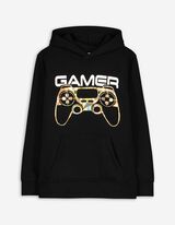 Hoodie - Kap - zwart