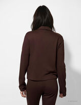 Jachetă - Slim Fit - Maro inchis