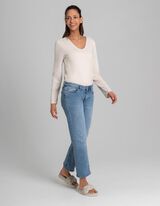 koszulka z długim rękawem - modal - bez