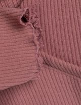 Langarmshirt - Wickeloptik - rosa