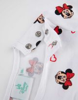 Marškinėlių ilgomis rankovėmis ir šliaužtinukų rinkinys - Pelytė Minė - juodas