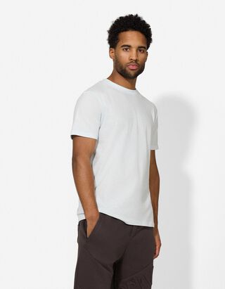 T-Shirt - einfarbig - hellblau