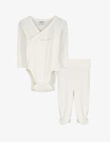 Set aus Body und Hose - Geschenkset - weiß