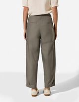 Broek - Geweven stof - groen