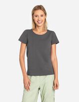 Tricou - Conținut stretch - Gri inchis