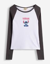 Longsleeve - Lilo & Stitch - wit