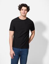 T-Shirt - Baumwolle - schwarz