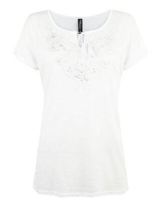 Damen Shirt mit Zierquasten&nbsp;