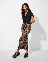 Gonna midi - Tinta unita - bianco